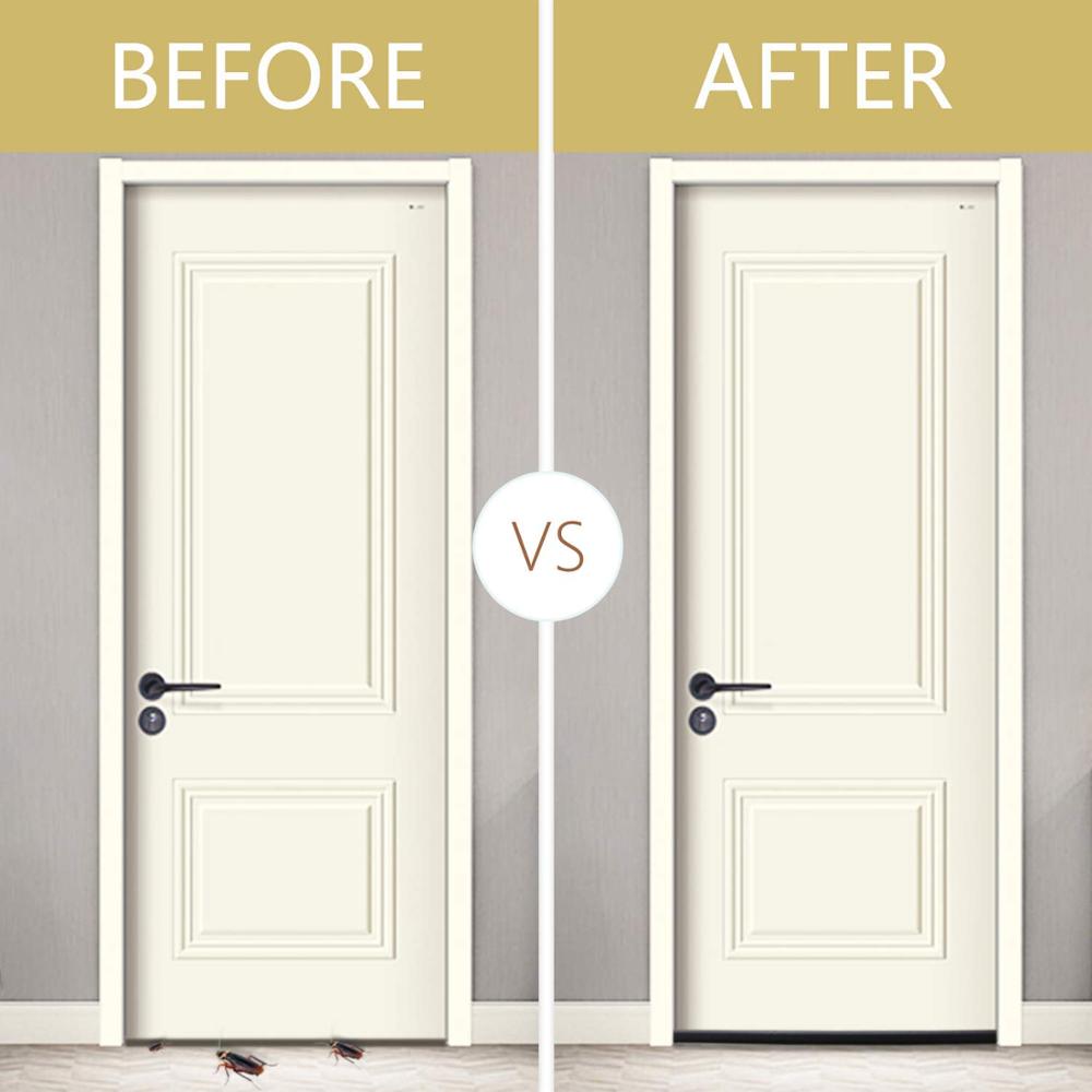 Bas de porte double sur différents types de portes