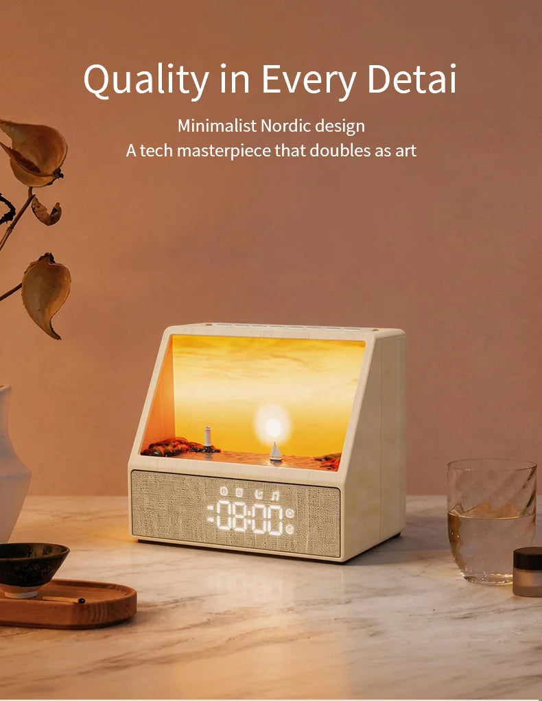 Aube Sunrise Alarm Clock with White Noise