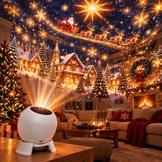 Holiday Projection Night Light – Christmas Wonderland Projector