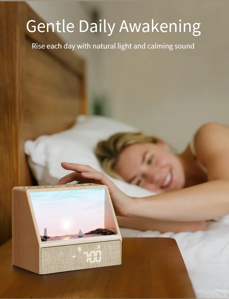 Aube Sunrise Alarm Clock with White Noise