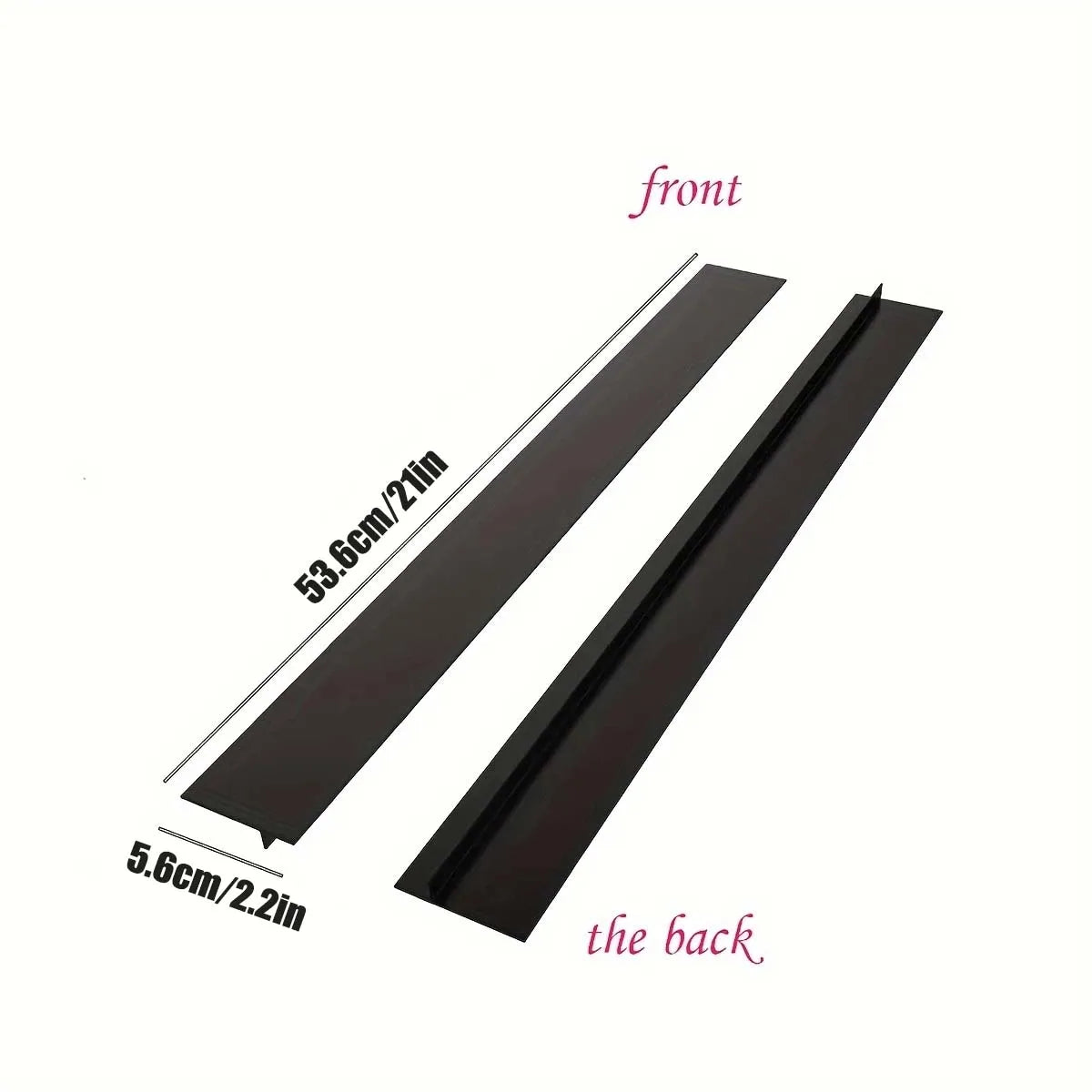 Silicone stove gap cover