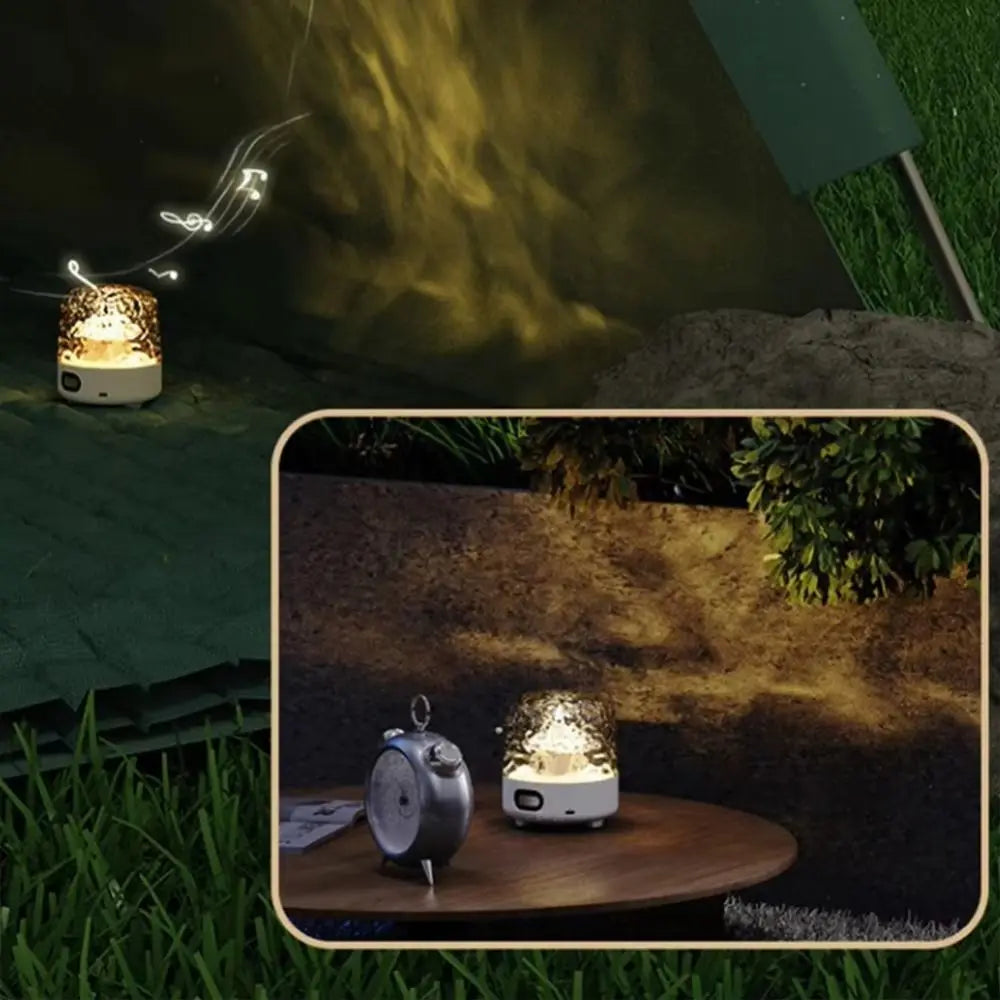 Lampe à reflets avec enceinte Bluetooth