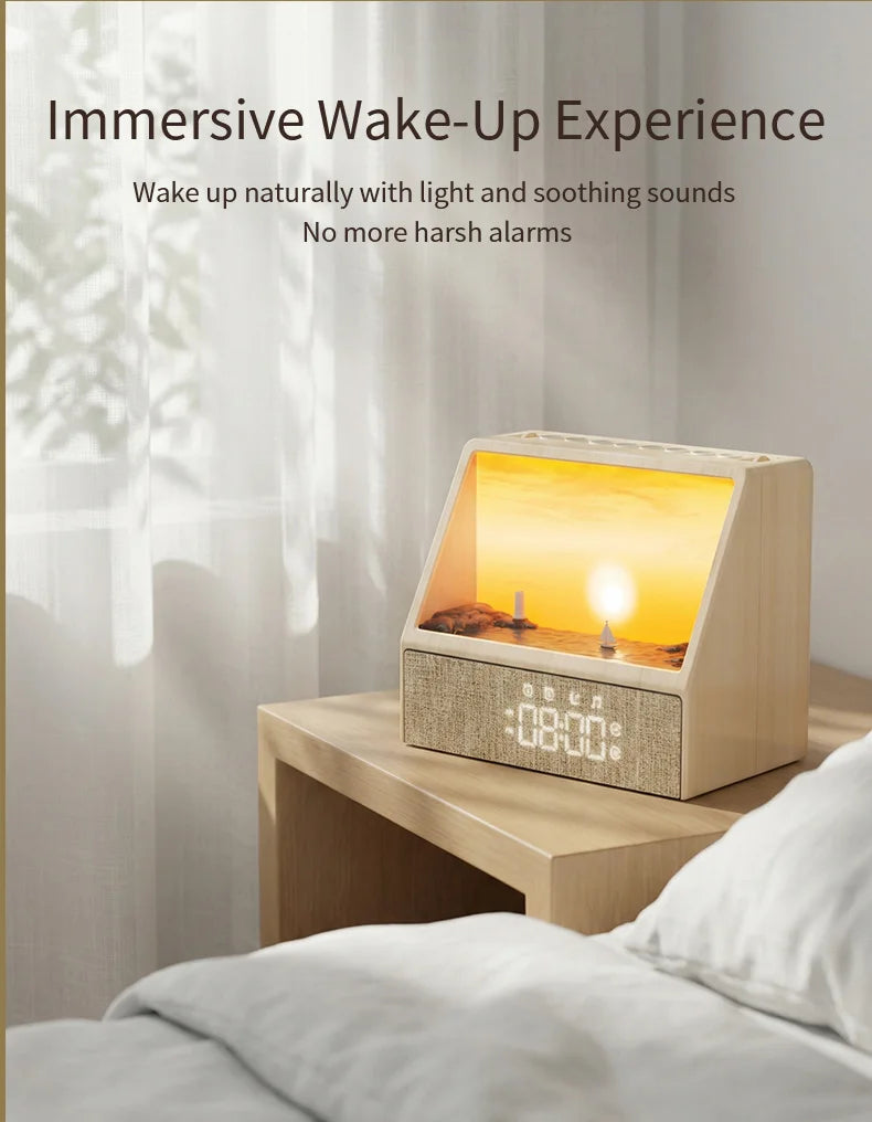 Aube Sunrise Alarm Clock with White Noise