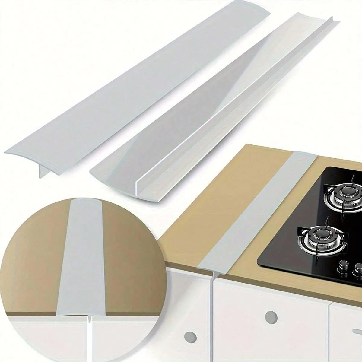 Silicone stove gap cover