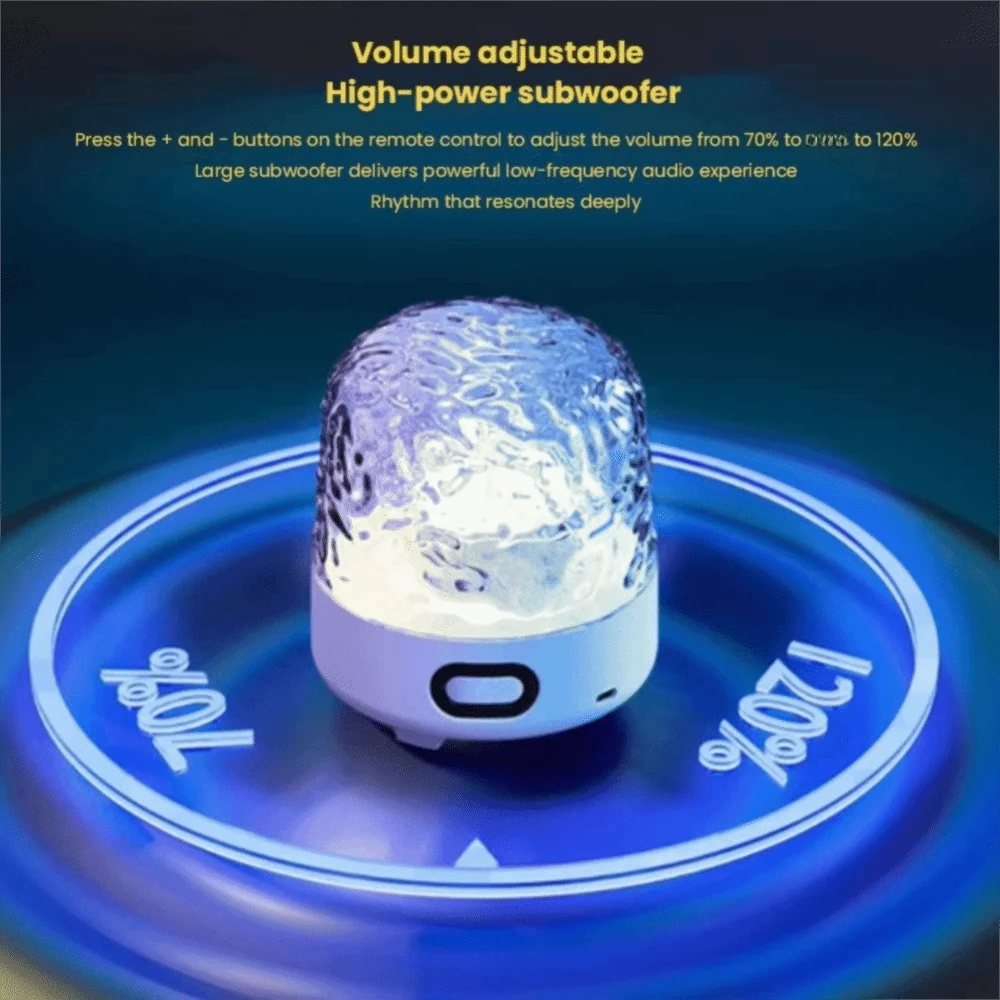 Lampe à reflets avec enceinte Bluetooth
