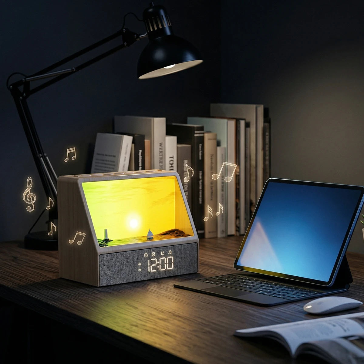 Aube Sunrise Alarm Clock with White Noise