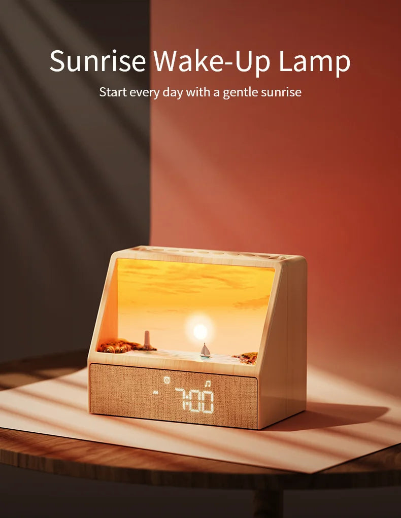Aube Sunrise Alarm Clock with White Noise
