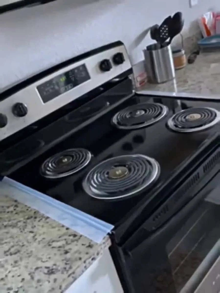 Silicone stove gap cover