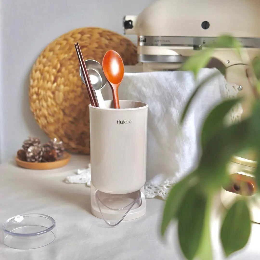 Draining utensil holder