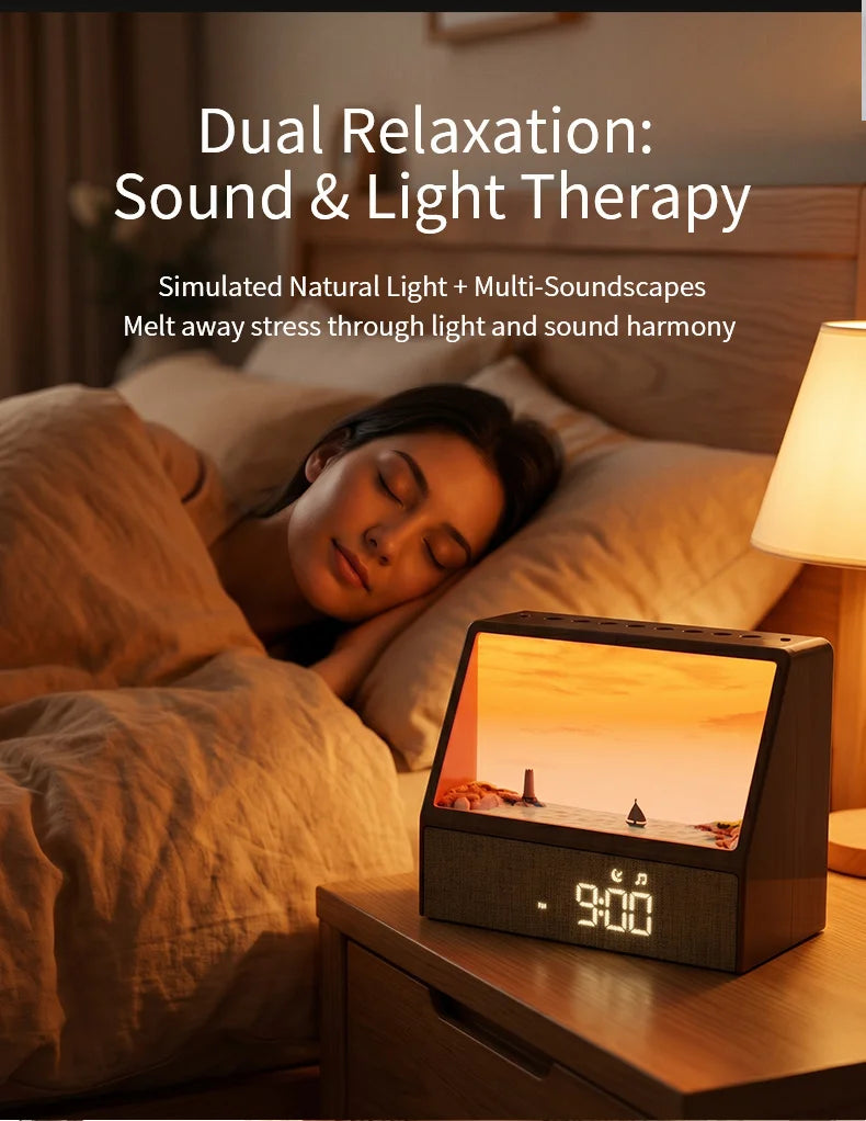 Aube Sunrise Alarm Clock with White Noise
