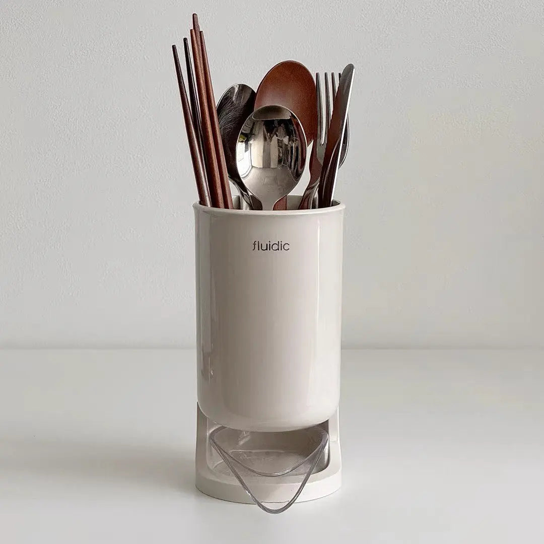 Draining utensil holder