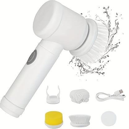Brosse électrique rotative sans fil avec ses têtes interchangeables