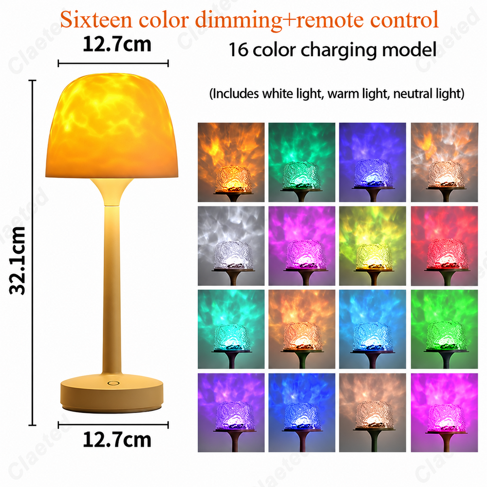Dimensions et couleurs de la lampe dorée sur pied